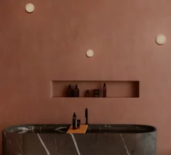 Applique murale, Rock, Albâtre, LED, 3000K, 350 lm, L9cm, H9cm - Robin