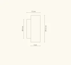 Applique murale, Rock IP44, Albâtre, IP44, LED, 3000K, 350lm, L14cm, H14cm - Robin