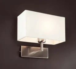 Applique murale, Roda, nickel mat, L28cm, H27cm - Faro