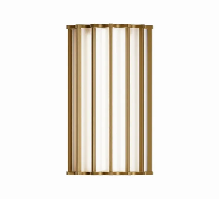 Applique murale, Roma, bronze, LED, dim, 2700K, 1416 lm, L36,3cm, H63cm - Panzeri