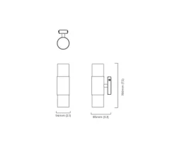 Applique murale, Roma, laiton satiné et albâtre, LED, dim, 2700K, H19cm - CTO lighting