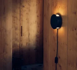 Applique murale, Rotate, noir, L15cm, H15cm - Frandsen