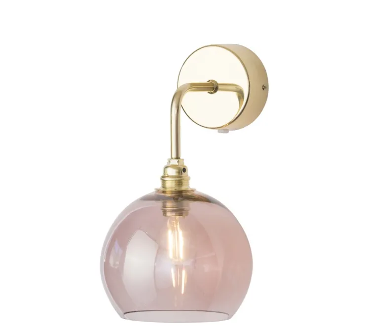 Applique murale, Rowan, vieux rose, L15cm, H28cm - Ebb and Flow