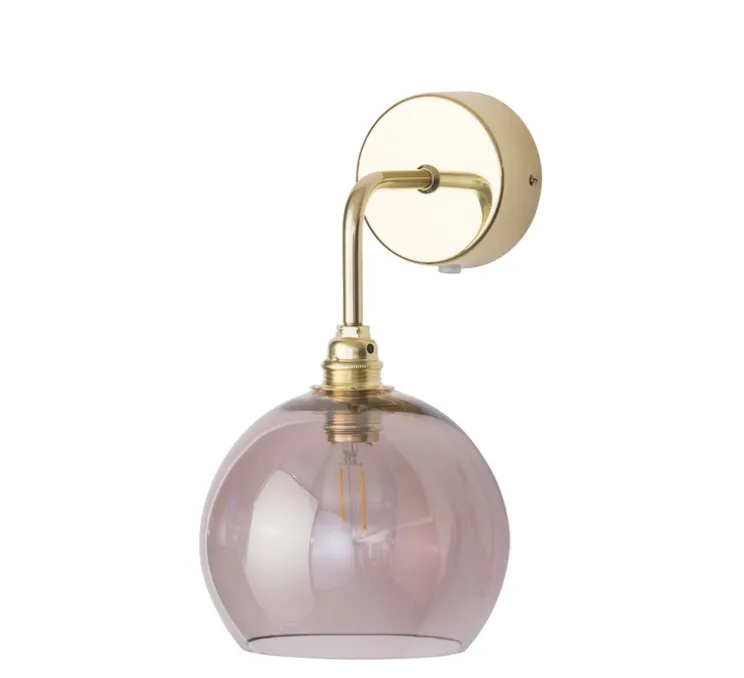 Applique murale, Rowan, vieux rose, L15cm, H28cm - Ebb and Flow