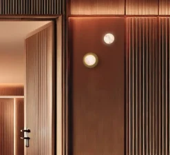 Applique murale, Royal simple, Albâtre, L11,5cm, H10cm - Robin