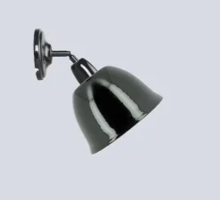 Applique murale, Saidia, noir, Ø15cm, H10cm - Nexel