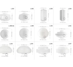 Applique murale, Schoolhouse, glass.L.014, porcelaine, verre, Ø29cm, H15,5cm - Zangra