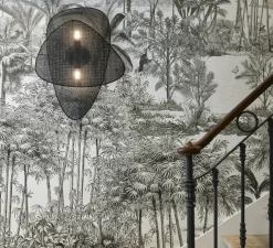 Applique murale, Screen 2L, noir, Ø77cm, H59cm - Market Set