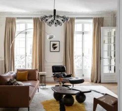 Applique murale, Screen, noir, Ø33cm, H42cm - Market Set