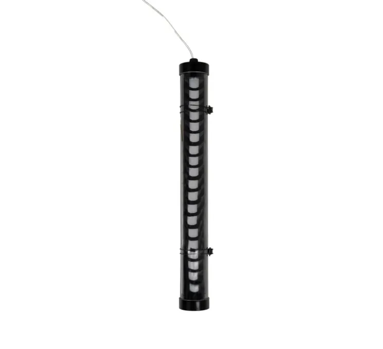 Applique murale, Scuba Louver 600, noir, IP65, LED, 2700K, 1280 lm, L60cm, H7cm - Faro