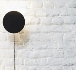 Applique murale, Scudo, noir, Ø20cm, P8cm - Serax