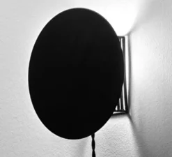 Applique murale, Scudo, noir, Ø20cm, P8cm - Serax