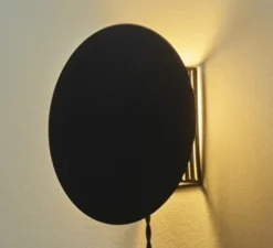 Applique murale, Scudo, noir, Ø20cm, P8cm - Serax