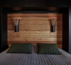 Applique murale, Secto 4231, noir, 3000K, 370lm, H45cm, L25cm - Secto Design