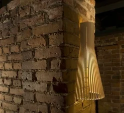 Applique murale, Secto 4230, sans câble, bouleau, L31cm, H60cm - Secto Design