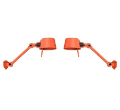 Applique murale, Set x2 Bolt bed sidefit, Orange vif, avec câble, L53,7cm, H9cm - Tonone