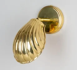 Applique murale, Shell, or, Ø12cm, H26.5cm - Mullan Lighting