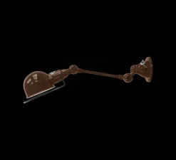 Applique murale, Signal 1 bras, SI701, marron, brillant, L32cm, H15cm - Jieldé