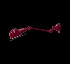 Applique murale, Signal 1 bras, SI701, Bourgogne, brillant, L32cm, H15cm - Jieldé