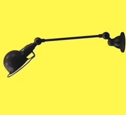 Applique murale, Signal 1 bras, SI301, noir, brillant, L40cm, H15cm - Jieldé