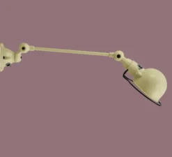 Applique murale, Signal 1 bras, SI301, ivoire, brillant, L40cm, H15cm - Jieldé