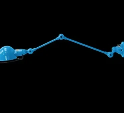 Applique murale, SIGNAL 2 bras SI371, bleu clair, Ø10cm, H30cm - Jieldé