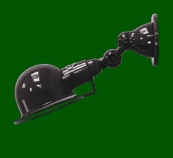 Applique murale, Signal, SI300, noir, brillant, L28cm, H15cm - Jieldé