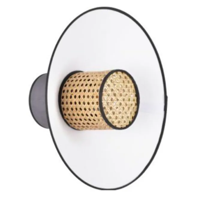 Applique murale, Singapour, anthracite, blanc, Ø40cm, P22cm - Market Set