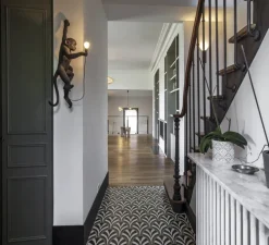 Applique murale, Singe, Monkey Hanging, gauche, noir, H76,5cm, Outdoor- Seletti