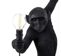 Applique murale, Singe, Monkey Hanging, gauche, noir, H76,5cm, Outdoor- Seletti