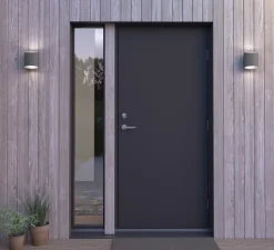 Applique murale, Sinne, Graphite, IP44, L12,4cm, H17cm - Belid