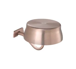 Applique murale, Sister Light, cuivre, IP65, LED, dim, 2200-4000K, 250-275-296-338 lm, Ø13,2cm, H9,8cm - Zafferano