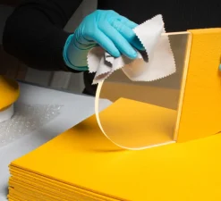 Applique murale, Slab W20 Dali, jaune, LED, 2700K, 105lm, L16,5cm, H27,5cm - A-N-D