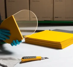 Applique murale, Slab W20 Dali, jaune, LED, 2700K, 105lm, L16,5cm, H27,5cm - A-N-D