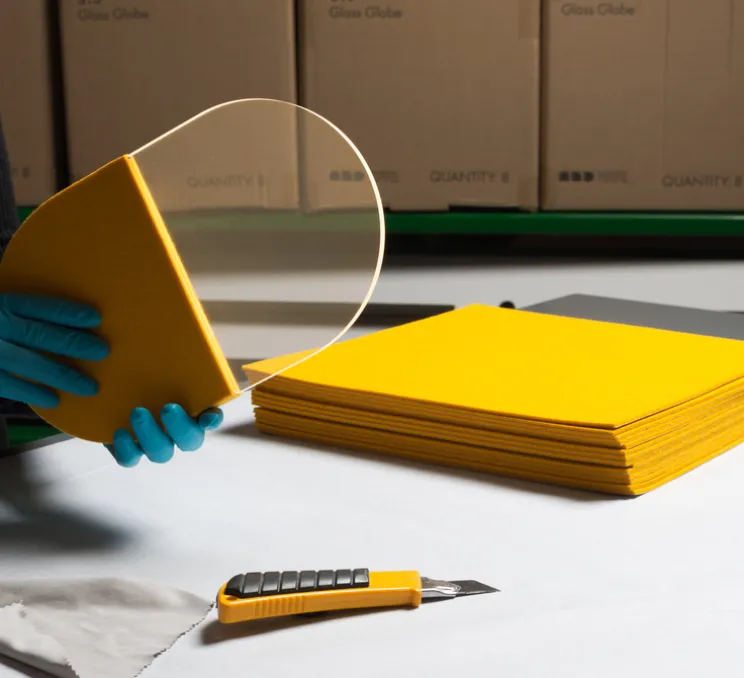 Applique murale, Slab W20 Dali, jaune, LED, 2700K, 105lm, L16,5cm, H27,5cm - A-N-D