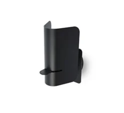 Applique murale, Smile, noir, L12cm, H19,5cm - Faro