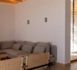 Applique murale, Sole 2L, lisse, gris, L8cm, H15,5cm - Faro