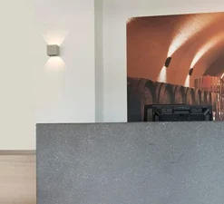 Applique murale, Solid Cube, béton, L11,5cm,H11,5cm - SLV