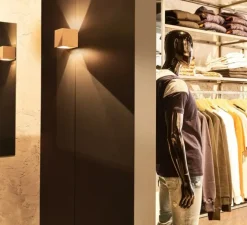 Applique murale, Solid Cube, béton, L11,5cm,H11,5cm - SLV