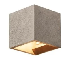 Applique murale, Solid Cube, béton, L11,5cm,H11,5cm - SLV