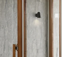 Applique murale, Solid SC104, noir, IP44, L9,5cm, H15cm - Andtradition