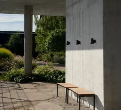 Applique murale, Solid SC105, bronze, IP44, L9,5cm, H15cm - Andtradition