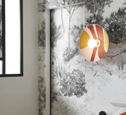 Applique murale, Sonia Laudet D40, Rose seventies, Ø40cm, P14cm - Market Set