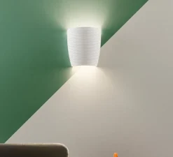 Applique murale, Sonia verticale, blanc, L23cm, H25,5cm - Nedgis