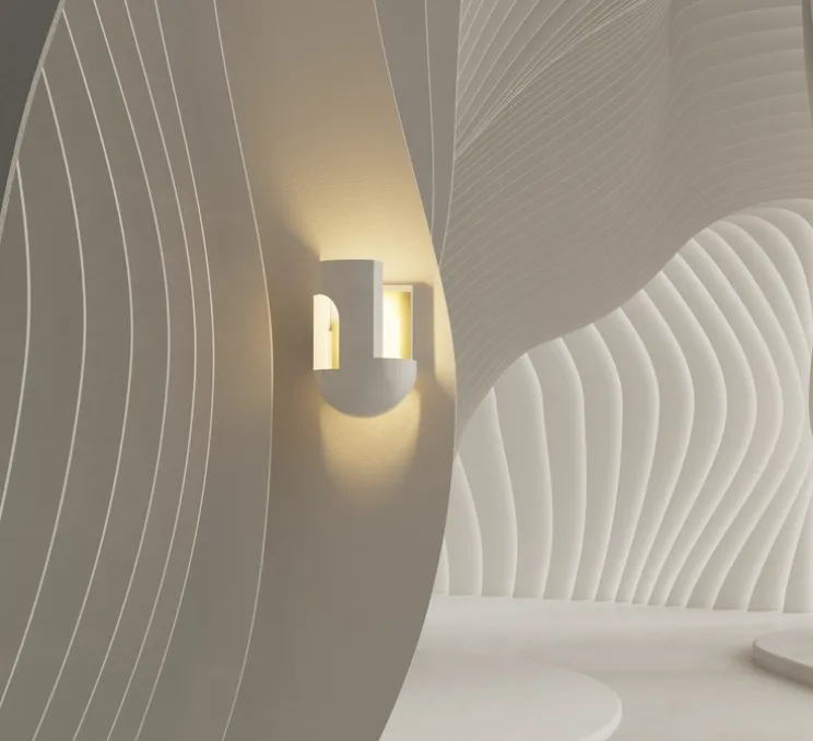 Applique murale, Soul Story 3, blanc, LED, dim, 2700K, 250 lm, L18,5cm, H28,7cm - DCW éditions Paris