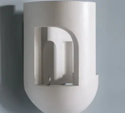 Applique murale, Soul Story 3, blanc, LED, dim, 2700K, 250 lm, L18,5cm, H28,7cm - DCW éditions Paris