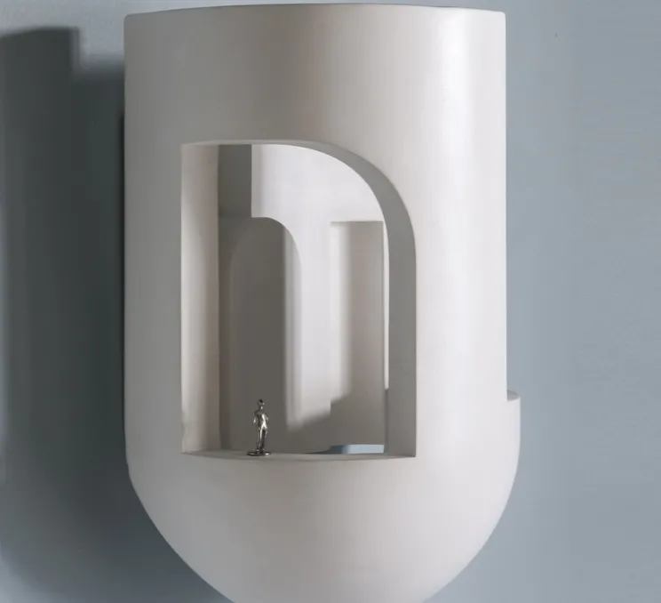 Applique murale, Soul Story 3, blanc, LED, dim, 2700K, 250 lm, L18,5cm, H28,7cm - DCW éditions Paris