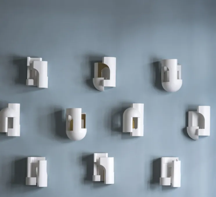 Applique murale, Soul Story 3, blanc, LED, dim, 2700K, 250 lm, L18,5cm, H28,7cm - DCW éditions Paris