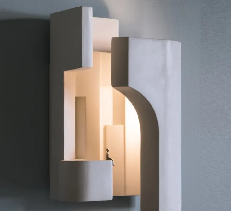 Applique murale, Soul Story 4, blanc, LED, dim, 2700K, 250 lm, L19,1cm, H26,8cm - DCW éditions Paris