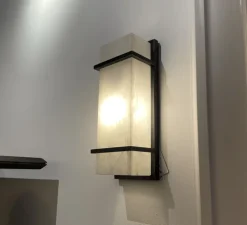 Applique murale, Spike S, albâtre, bronze, L9cm, H34cm - Eichholtz